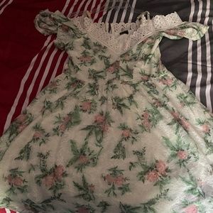 Off the shoulder summer dress